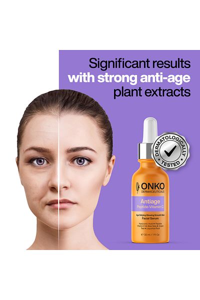 Onko Dermaceuticals Antiage Peptide-c Anti-Aging 30 ml Feuchtigkeitsserum – 3 % Acetylhexapeptid-8