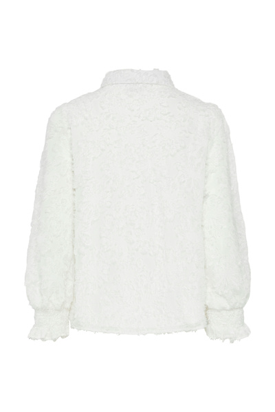 PIECES Dámská košile Wov Pre100 s krátkým rukávem