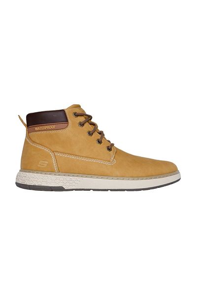 SKECHERS Šedé kozačky a kozačky