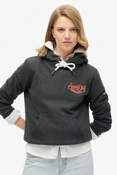 SUPERDRY NEON EMBROIDERED GRAPHIC HOOD