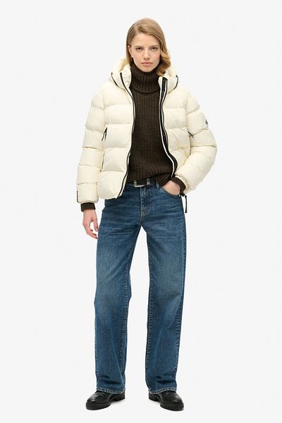 SUPERDRY ΜΠΟΥΦΑΝ SPORTS PUFFER ΜΕ κουκούλα