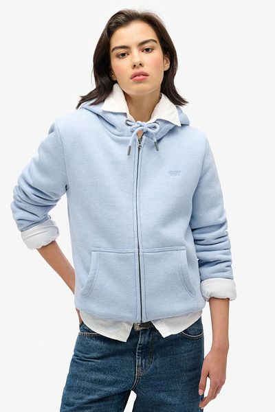 SUPERDRY ESSENTIAL BORG LINED ZIP HOOD