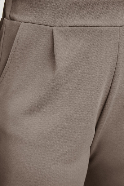 Trendyol Curve Πλεκτό παντελόνι μεγάλου μεγέθους Mink Carrot Fit TBBAW25AR00002