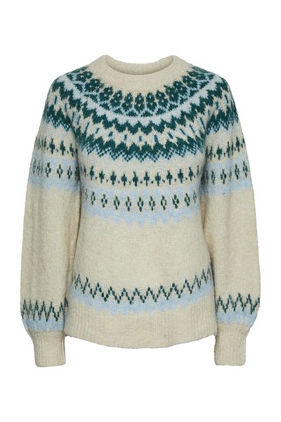 YAS. PULLOVER FEM KNIT RWS30/NYL23/WP16/PL15/PC13