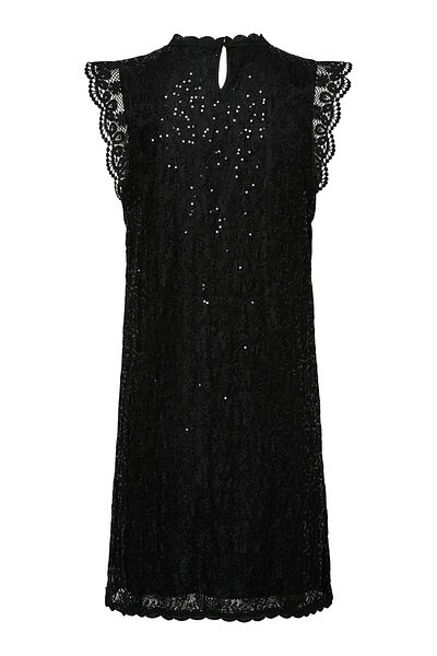 PIECES Women's Short Sleeve Multi-Textured Dress - Nyl90/Ea10