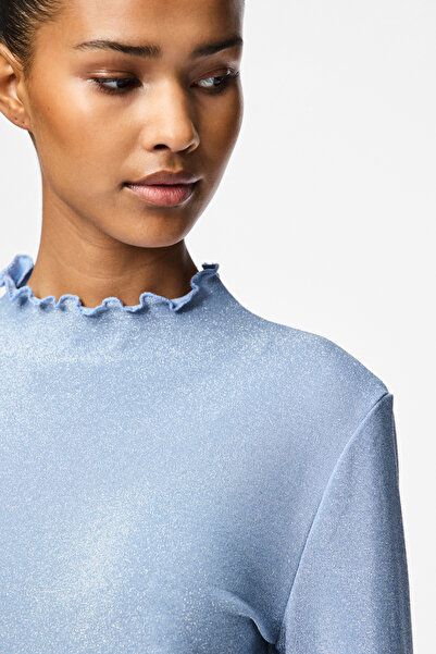 PIECES Κοντό μανίκι Yukta Women - Κλειστή λαιμόκοψη NLSY74/MTF20