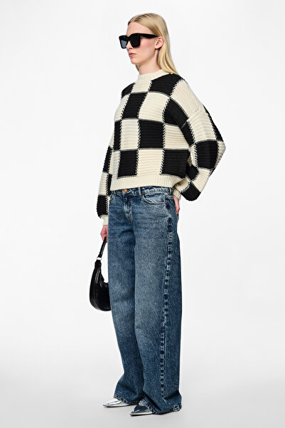 PIECES DÁMSKÝ ÚPLETOVÝ PULOVER PRE50/PC44/WO5/NYL1