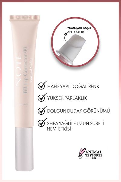 NOTE Bb Lip Corrector Color Equalizing and Moisturizing Lip Gloss - 00 - Transparent