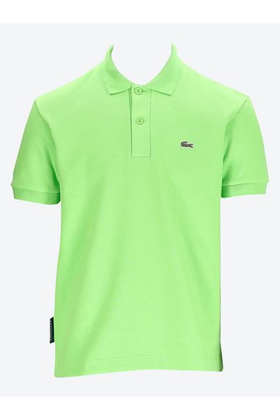 Lacoste Green Men's Polo Neck T-Shirt Ph4621-00-Ttv