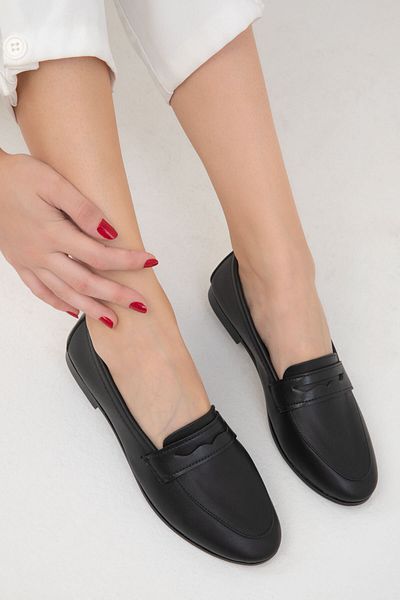 SOHO Schwarze Ballerinas für Damen, Modell 19866