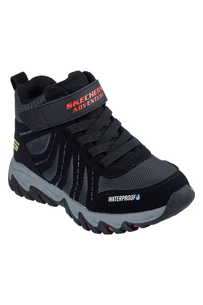 SKECHERS Černé kozačky a kozačky