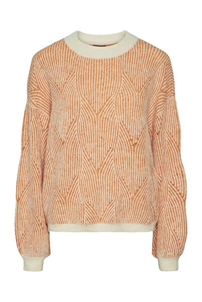 PIECES Damen Pullover Knit - PRE55/PL24/PC13/WO5/EA3