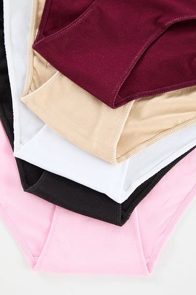 Trendyol Collection Multicolored 5-Pack Cotton Classic Knitted Panties Thmaw25Ku00026