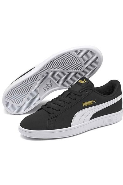 Puma Smash V2 Buck 392336-01 Pantofi sport casual pentru bărbați 365160-23 Black-byz