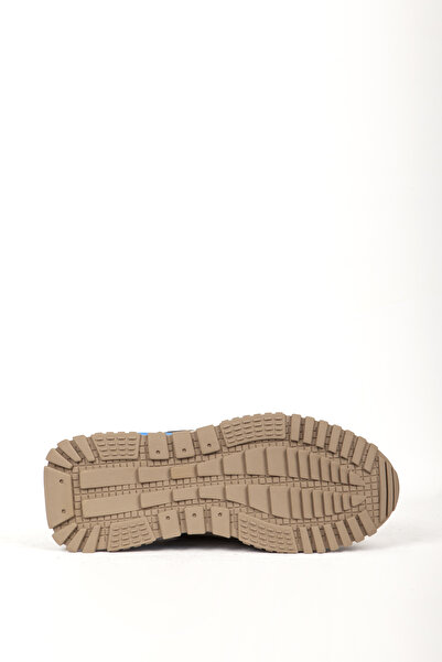MARCOMEN Erkek Bağcıklı Kalın Tabanlı Comfort Sneaker Gerçek Deri Mc 18270 Vizon/bej