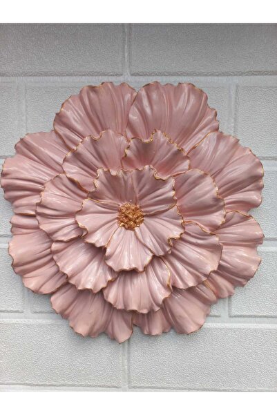 Store Pembe Dekoratif Duvar ve Masa Çiçeği  25x25cm