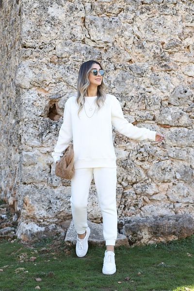 bytugcekaya Σετ φόρμας Ecru Rose Gold