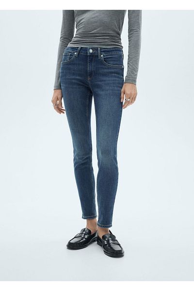 MANGO Woman Blugi skinny push-up