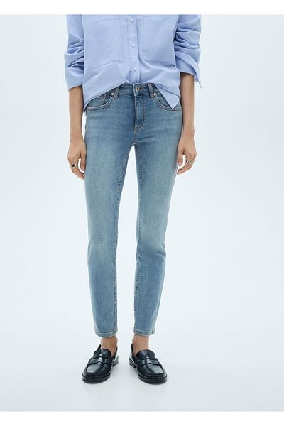 MANGO Woman Blugi skinny push-up