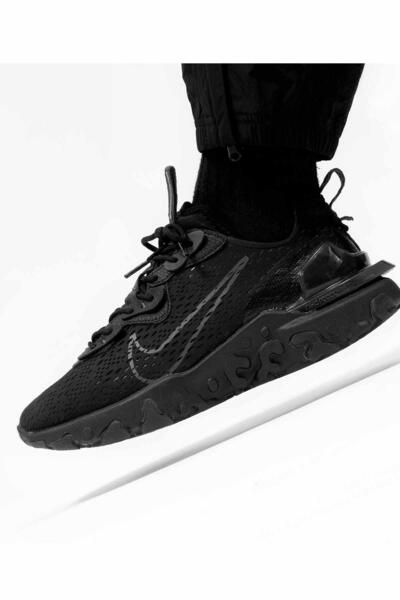 Nike React Vision Erkek Günlük Spor Ayakkabı CD4373-004-SIYAH