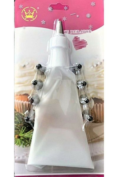 NEWSTORE HOME Metal 9-Plus Cream Bag Set - Cream Piping Bag with 9 Tips