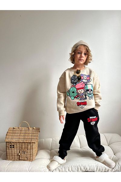 YİGİT BUTİK Yigit Boutique Character Printed Boy Suit