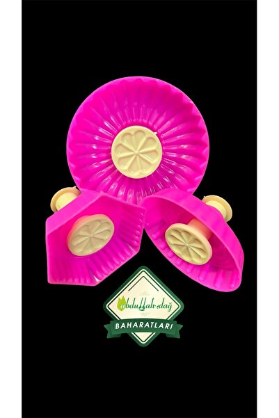 ABDULLAH DAĞ Hatay Yöresel Plastik Kömbe Kurabiye Kerebiç Kalıbı 3’lü A0023