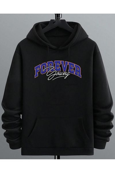 DEEPSENCE Unisex Oversize Hooded Sweatshirt - Forever Design