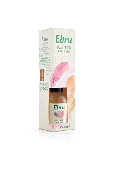 Ebru PUDRA ESİNTİSİ BAMBU ÇUBUKLU ODA KOKUSU AVANTAJLI PAKET 2Lİ