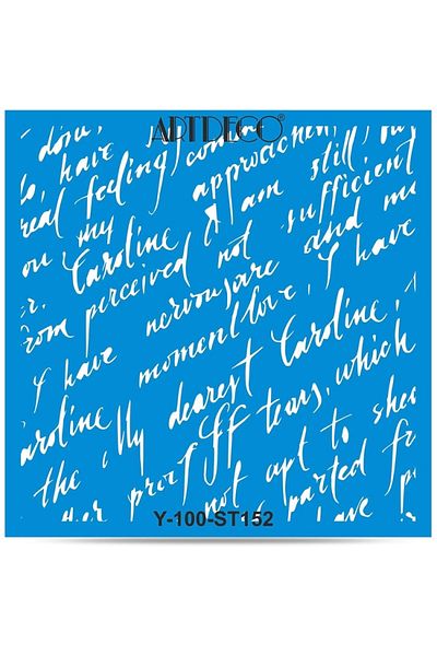 Artdeco 30x30cm Stencil - Handwriting 152