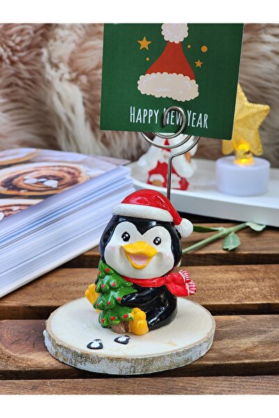 Rota Hediyelik عيد الميلاد ملاحظة حامل لطيف البطريق هدية السنة الجديدة مكتب ملاحظة حامل صور زخرفة