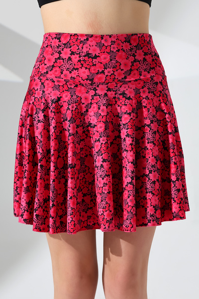 aykum Γυναικεία ψηλόμεση φούστα με σορτς παραλίας & αθλητική φούστα, ελαστικό ύφασμα