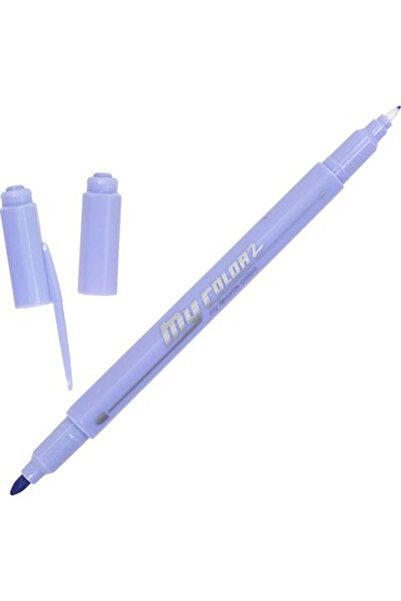 Dong-A My Color 2 Çift Uçlu Keçeli Kalem Lila No:46