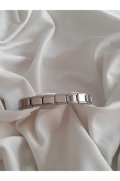 bijoux uniques Italian Steel Charm Bracelet - Unwritten