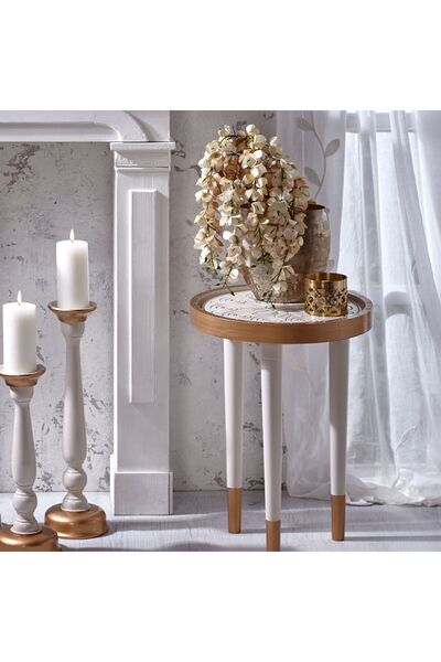 Orta Sofa Friendly beyaz sehpa