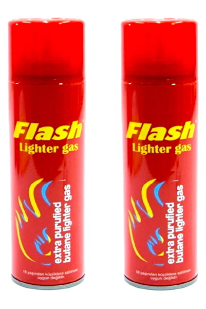 Flash ( 2 Adet ) Çakmak Gazı 270 ml