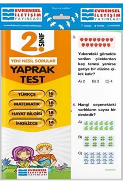 Evrensel İletişim Yayınları 2.sınıf Tüm Dersler Yaprak Test - Evrensel Iletiş...