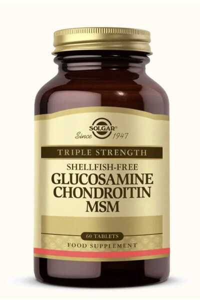 Solgar Chondrotin Msm 60 Tablets - Glucosamine Supplement