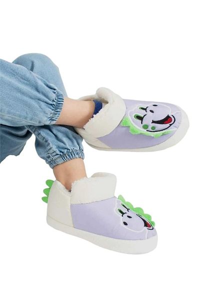 Liger Alb - Liliac Pantofi Copii Pantofi Acasă Creșă Şcoală Pantofi Cizme