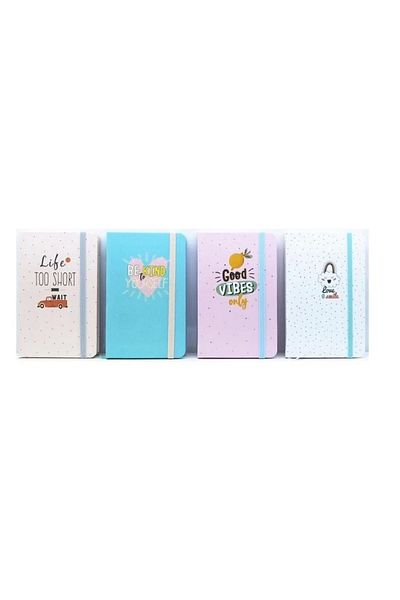 Mikro Micro A5-03 - 80YP Notepad Striped