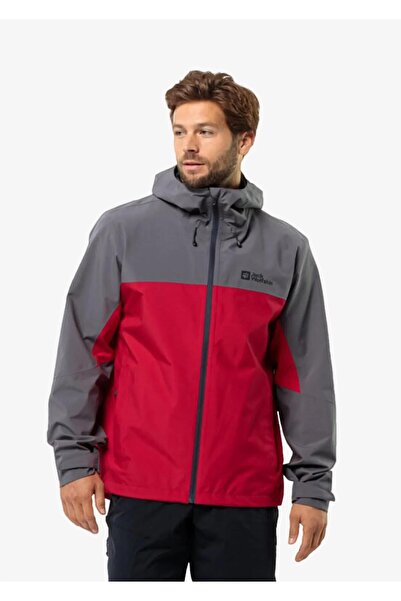 Jack Wolfskin Weıltal 2L Jkt M Outdoor Kırmızı Erkek Yağmurluk