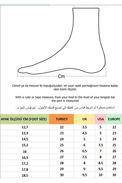 BEYAZ (Arzen) Mini Termo Kaymaz Taban Cırtlı Papyonlı Günük Çocuk Rahat Bot Siyah Pudra