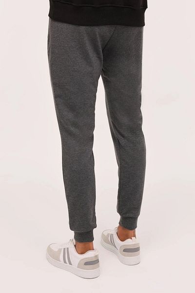 lumberjack Mb Ct107 Jogger 4pr - Anthracite Mel Ανδρικό παντελόνι με μονό πάτο