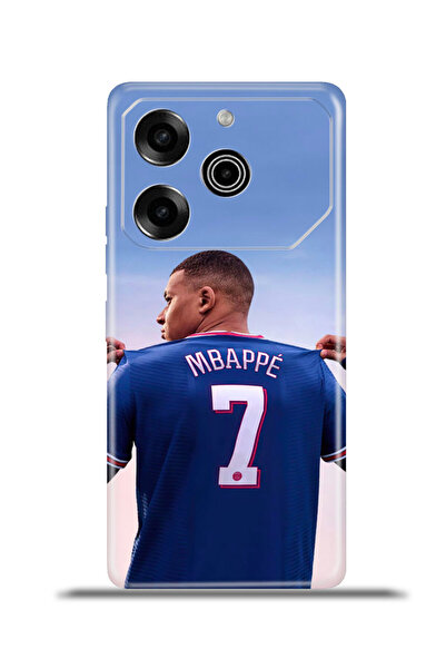 TECNO Pova 6 Pro Uyumlu Kılıf Esnek Silikon Kamera Koruma 4k Desenli - Kylian Mbappe
