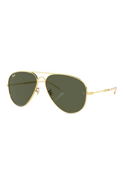 Ray-Ban Ray Ban Unisex Pilot Old Aviator Sunglasses- Rb 3825 - Lense Size:58mm - Arista