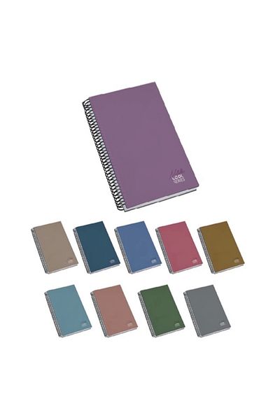 Mikro Metallic Sky Blue Lined Notebook - 17x24, Hard Cover, 120 Yp.70 Gr