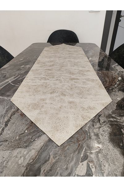 ByDekor Design Nubuck Leather Fabric Runner 40 X135