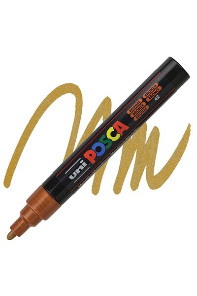 UNİ-BALL Uni Posca Water Based Poster Marker Pc-5M 1.8-2.5 Bronze