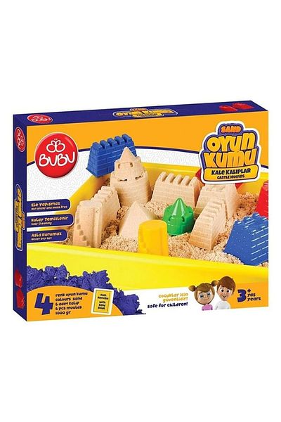Bubu Bu-Bu Ku0051 Play Sand Large Pool Castle Molds 1000 Gr.