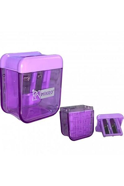 Mikro Mk-2027 - Labyrinth Double Hole Pencil Sharpener